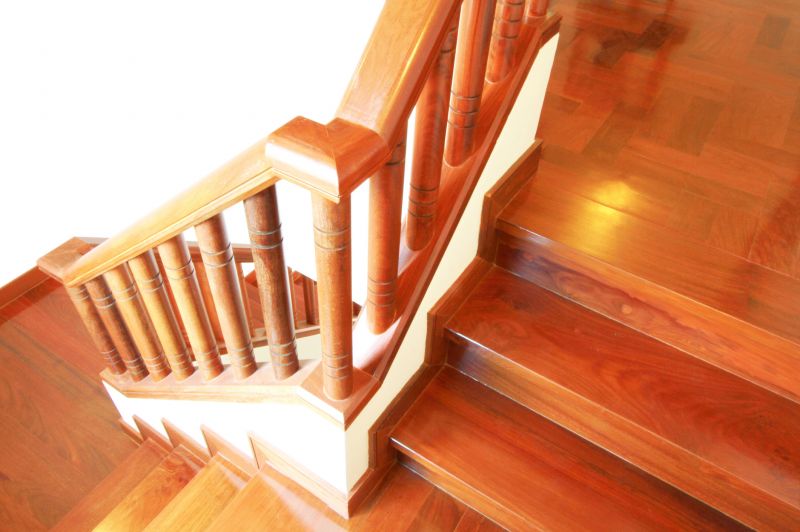Wood Handrail Staining